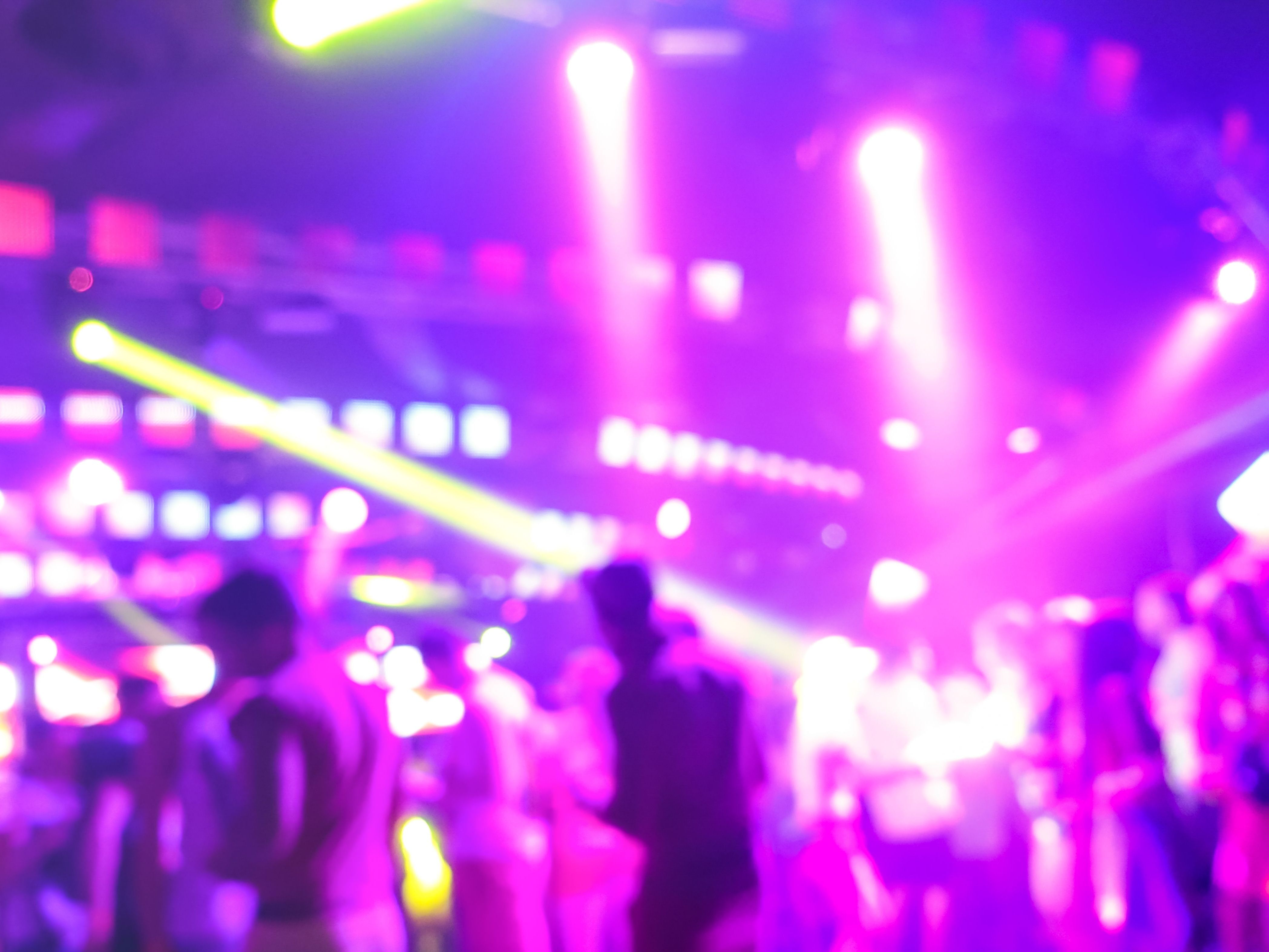 blurred pink rave
