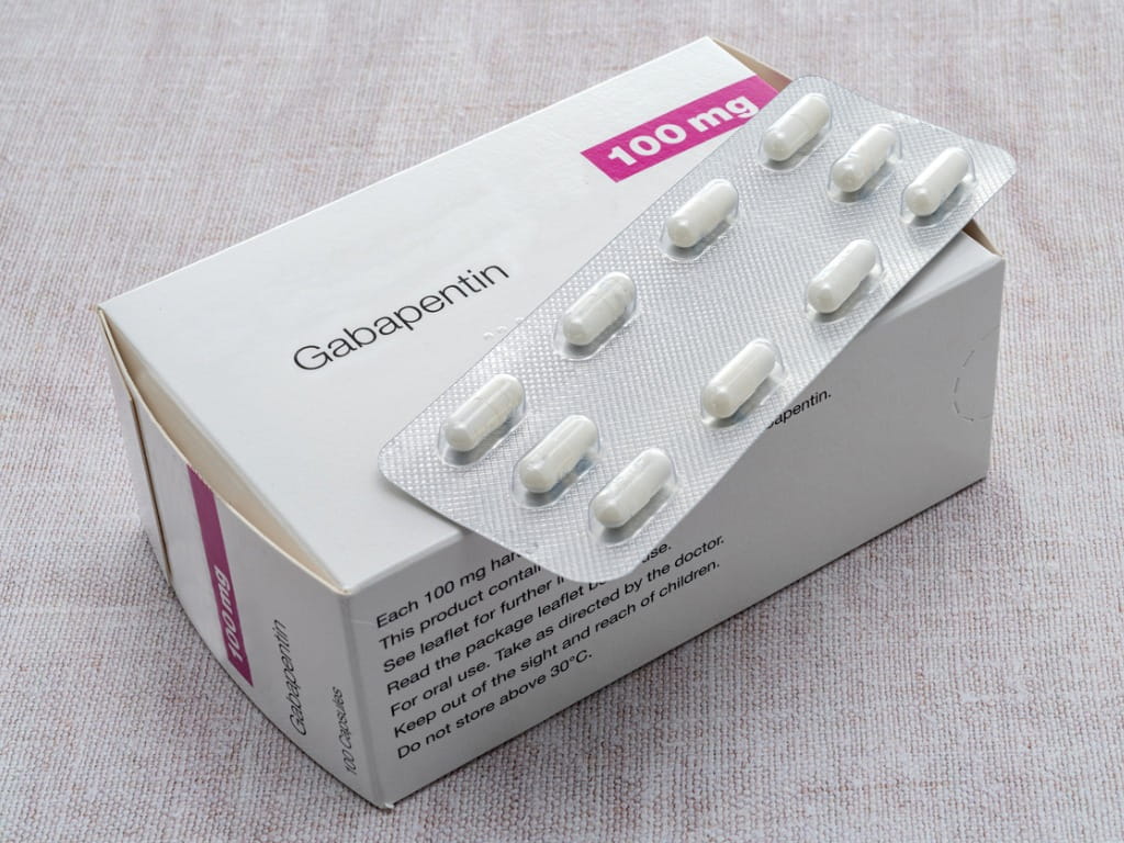 box of gabapentin medication
